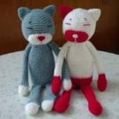 - hæklet amigurumi-kat